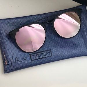 Reflective Quay x Chrisspy Sunglasses with case